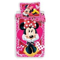 Detské obliečky minnie srdce 040b