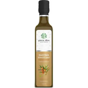Green Idea Třtinový sirup - Rakytník bylinný sirup pro podporu imunitního systému 250 ml
