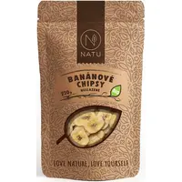 NATU Banánové chipsy neslazené BIO sušené ovoce neproslazované 230 g