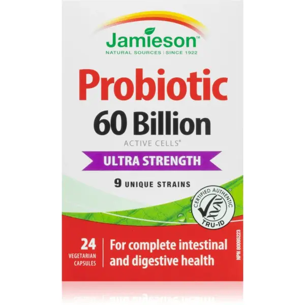 Jamieson Probiotic Ultra Strength 60 Billion kapsle pro podporu zažívání 24 cps