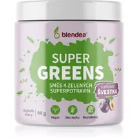 Blendea Supergreens prášek na přípravu nápoje pro detoxikaci Plum 90 g
