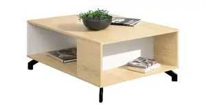 Konferenční stolek otis - dub/bílá
