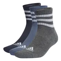 adidas 3-Stripes Cushioned Sportswear Low-Cut Socks 3 Pairs M