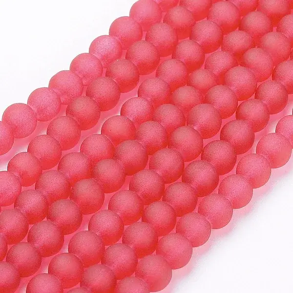 Transparent Glass Bead Strands