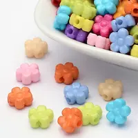 Solid Color Acrylic Beads