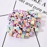 Craft White Acrylic Beads