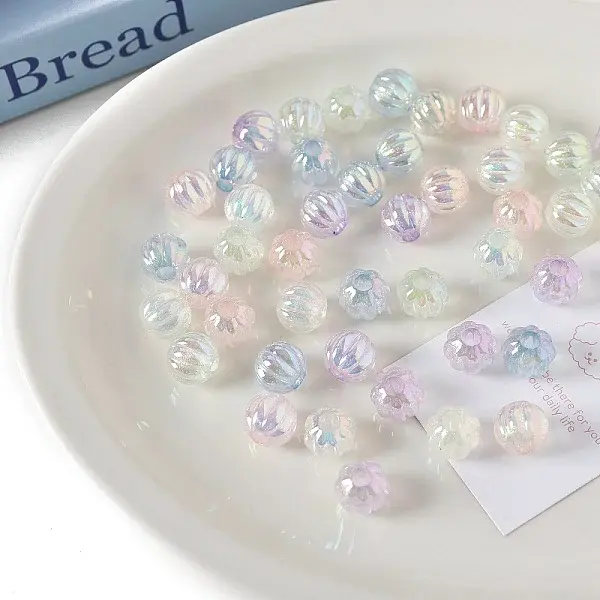 Opaque Acrylic European Beads
