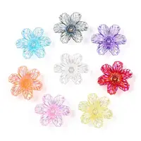 Transparent Acrylic Bead Caps