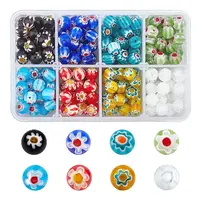 Handmade Millefiori Lampwork Beads Strands