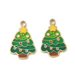 Christmas 304 Stainless Steel Enamel Pendants