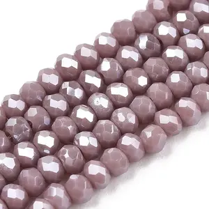 Electroplate Glass Beads Strands