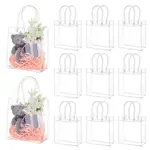 Valentine's Day Rectangle Transparent PVC Storage Bags with Handle