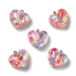 Transparent Resin Pendants