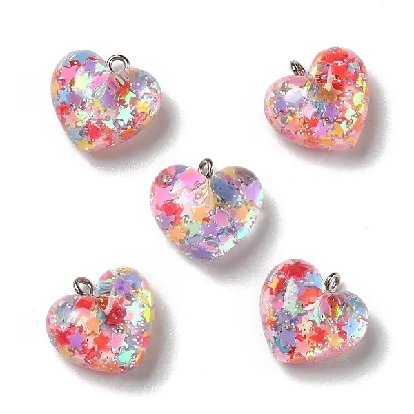 Transparent Resin Pendants