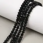 Natural Dyed & Heated Black Onyx Beads Strands