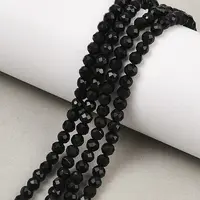 Natural Dyed & Heated Black Onyx Beads Strands