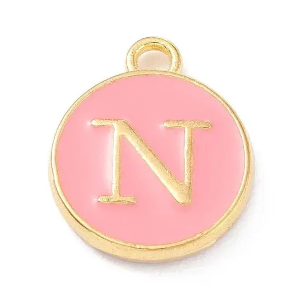 Golden Plated Alloy Enamel Charms