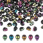 500Pcs Opaque Black Acrylic Beads