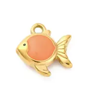 304 Stainless Steel Enamel Pendants