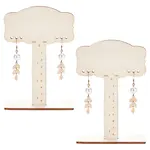 1 Set Wooden Earring Display Stands