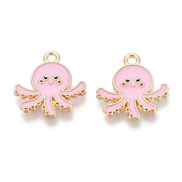 Marine Animals Alloy Enamel Pendants