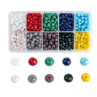 Opaque Solid Color Glass Beads