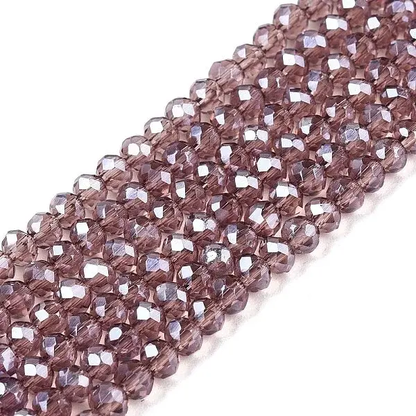 Electroplate Glass Beads Strands
