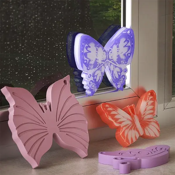 Butterfly DIY Keychain Pendant Silicone Molds