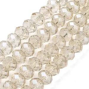 Handmade Imitate Austrian Crystal Faceted Rondelle Glass Beads