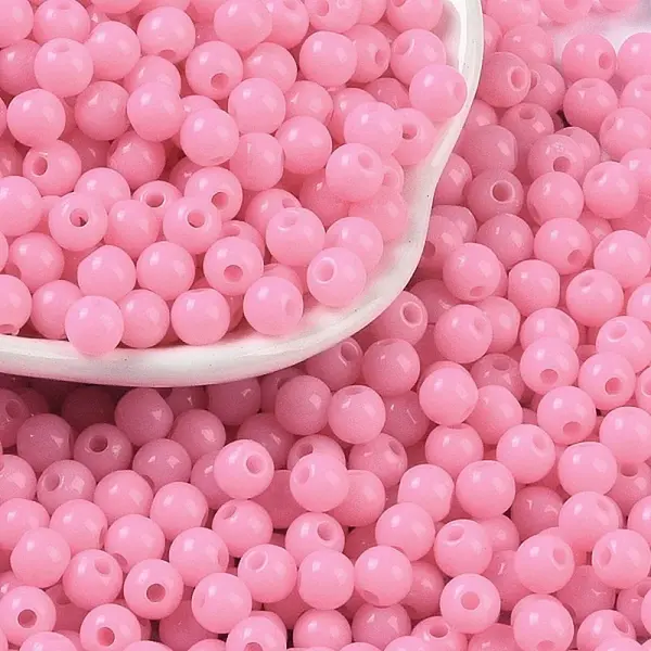 Opaque Acrylic Beads