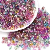 Baking Paint Transparent Glass Seed Beads