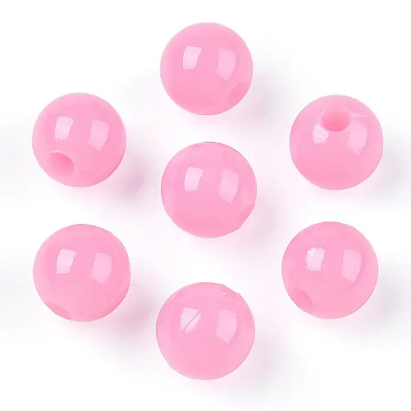 Opaque Plastic Beads