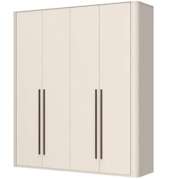 Čtyřdveřová šatní skříň renfri - kašmír