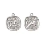 Brass Pendants with Clear Glass