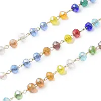 Glass Round Beaded Chains