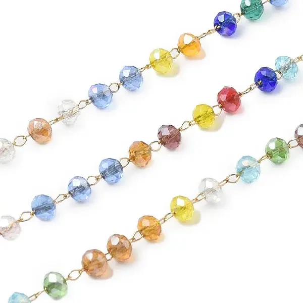Glass Round Beaded Chains