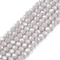 Electroplate Glass Beads Strands