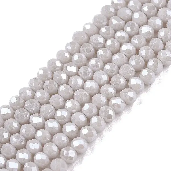 Electroplate Glass Beads Strands