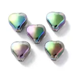 UV Plating Rainbow Iridescent Acrylic Beads