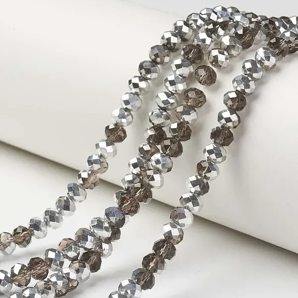 Electroplate Glass Beads Strands