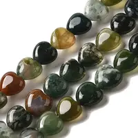 Natural Indian Agate Bead Strands