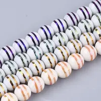 Electroplate Glass Beads Strands