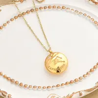 304 Stainless Steel Clear Cubic Zirconia Constellation Pendant Necklaces