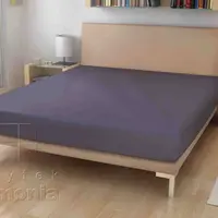 60-jersey prostěradlo - ocelové šedé - 200 x 220 cm