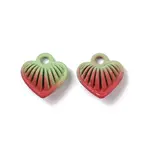 Spray Painted Alloy Pendants