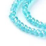Electroplate Glass Beads Strands