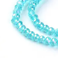 Electroplate Glass Beads Strands