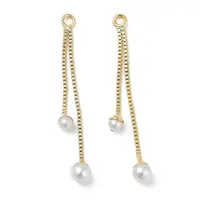 Brass ABS Plastic Pearl Pendants