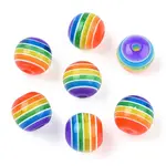 Transparent Stripe Resin Beads