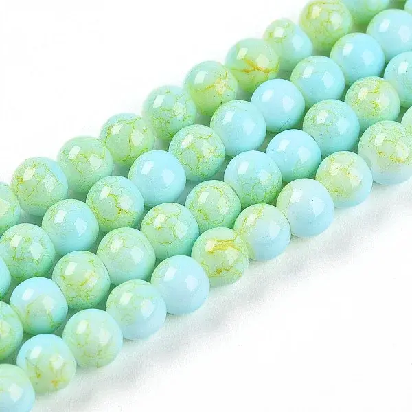 Baking Painted Glass Beads